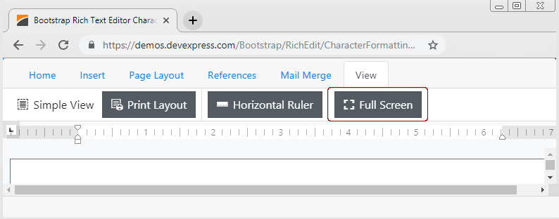 BootstrapRichEdit_FullScreen