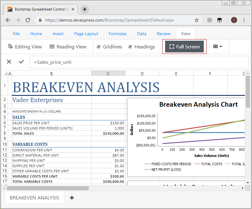 BootstrapSpreadsheet_FullScreenMode