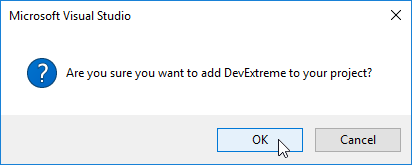 Confirmation Dialog