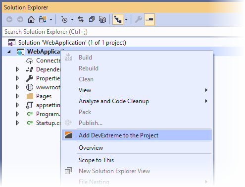 Context Menu Item