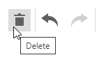 Query Builder Delete Button