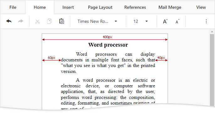 RichEdit - Fixed Width