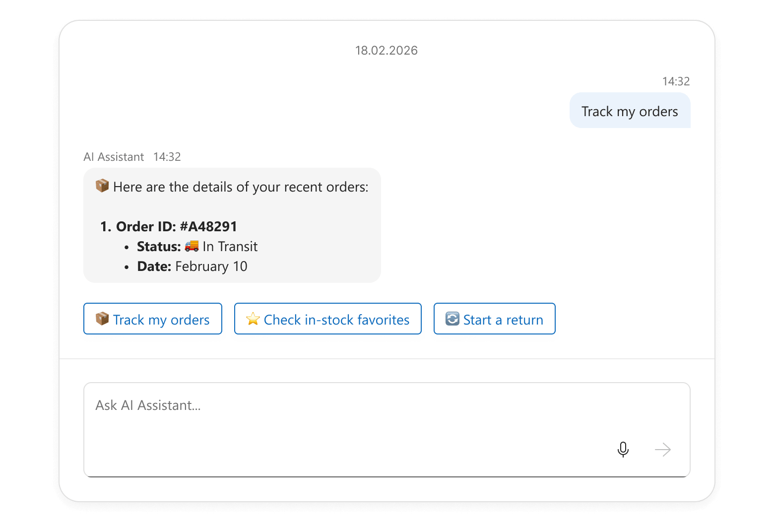 DevExtreme Chat - Prompt Suggestions