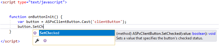 ASP.NET - TypeScript - IntelliSense