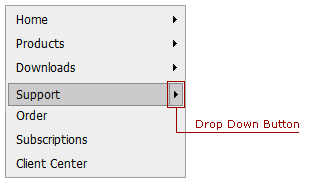 ASPxMenu-VisualElements-DropDownButton