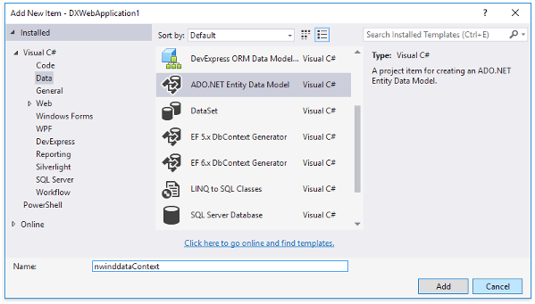 mvc-pivotgrid-getting-started-add-new-data-model