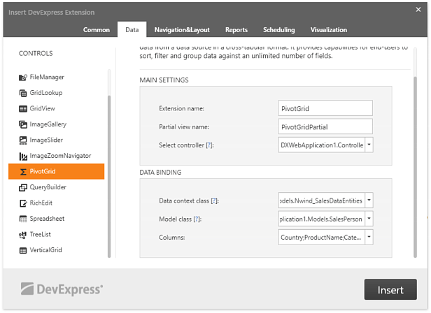 MVC_Pivot_CF_Binding_EF_WizardSettings