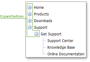 TreeView-VE-Expand and Collapse Button