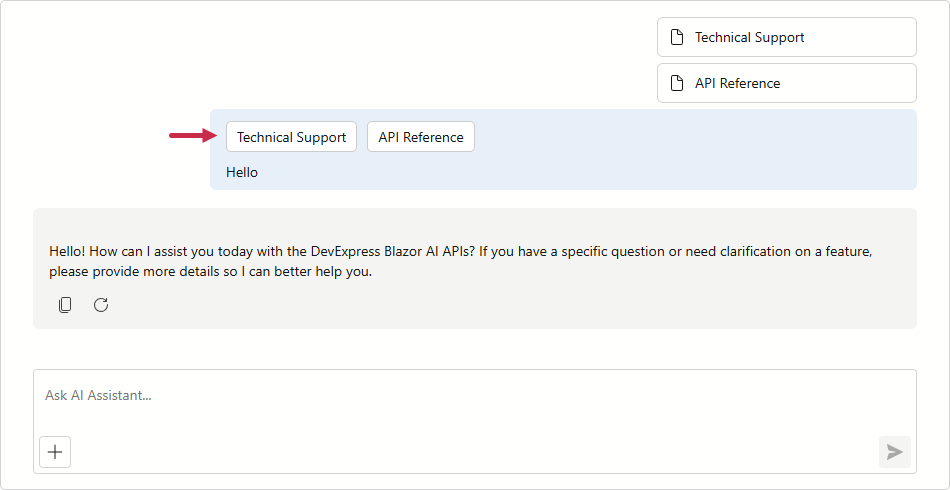 Add AI Resource Names to Chat Message