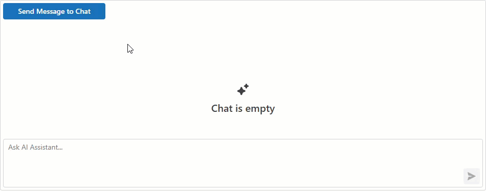 Send Messages to AI Chat Programmatically