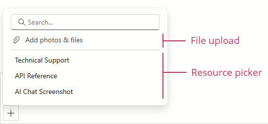 Combine AI Resources With File Upload
