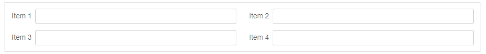 Form Layout with spacings