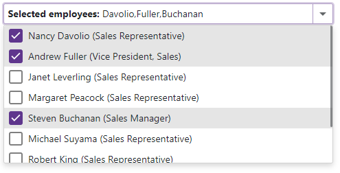 DropDownBox with Edit Box Template