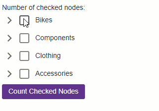 Collection of checked nodes