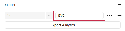 Figma Export Settings