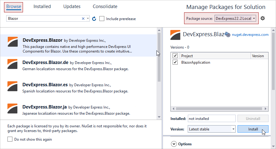 Wpf Blazor App | Blazor | Devexpress Documentation