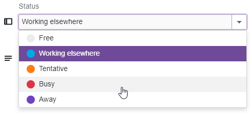 Scheduler - Appointment statuses