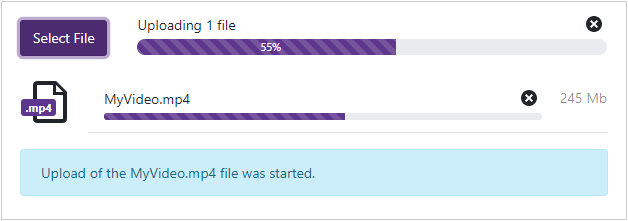 File Upload Started
