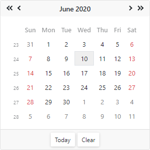 DataEditors Landing Calendar|