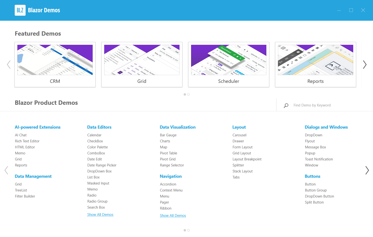 Local Blazor Demos