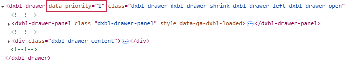 Drawer Attributes
