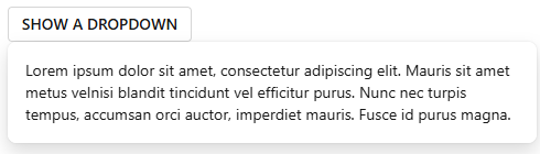 Blazor DropDown Body Template