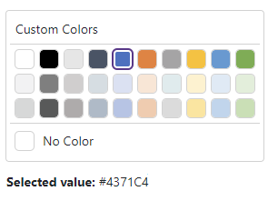 Palette - Custom Colors