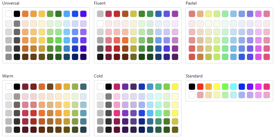 Palette Presets