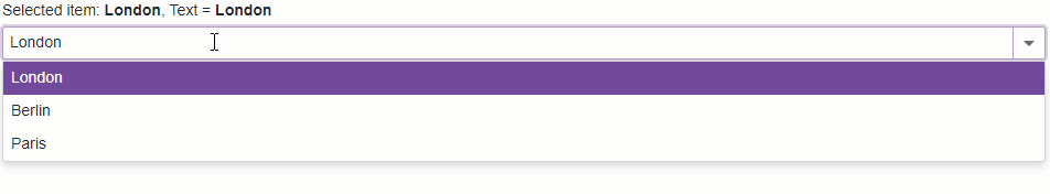 ComboBox Text Changed
