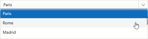 CSS Class for DropDown Body in ComboBox