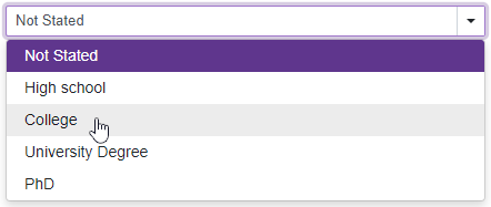 Combo Box - Enum example