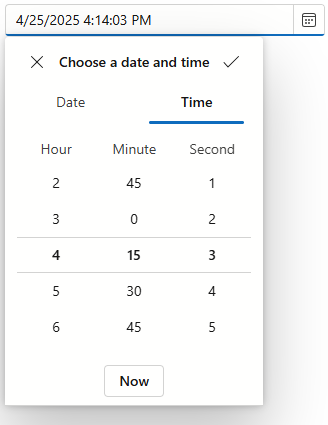 Date Edit - Minute Increment