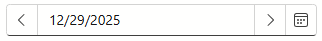Date Edit - Two Command Buttons