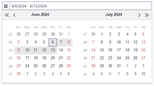 Date Range Picker - Command Button Position