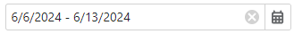 Date Range Picker - Clear Button