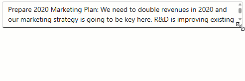 Memo - VerticalAndHorizontal Resize Mode