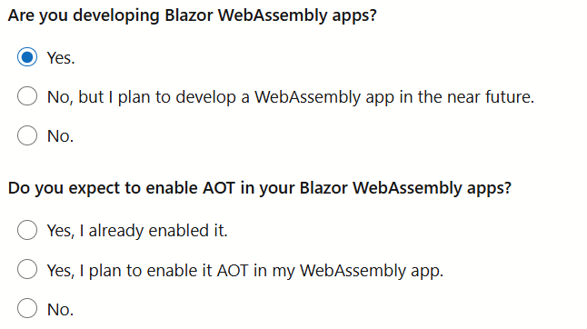Radio - Two Radio Groups
