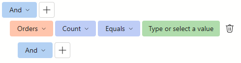 Filter Builder - Customize a Count Editor