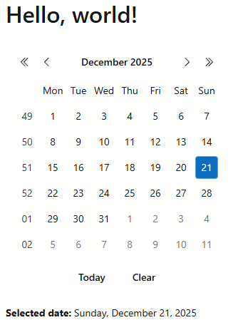 DevExpress Blazor Component