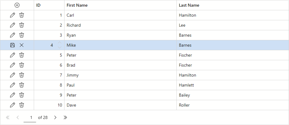 Bind Blazor Grid to Data using XPO
