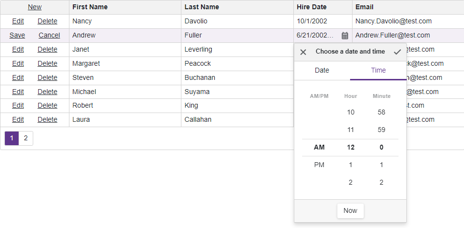 DateEdit ScrollPicker