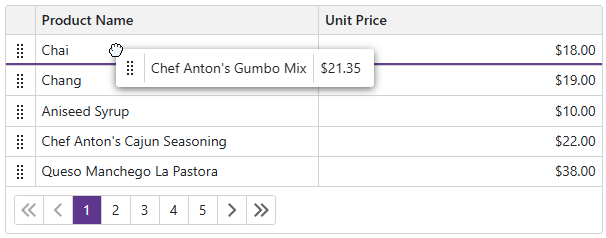 Drop rows between rows