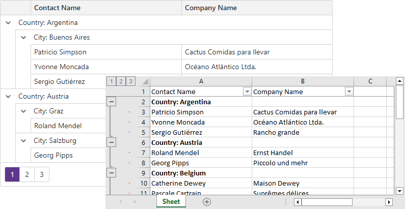 Grid - With Filtered Group Rows