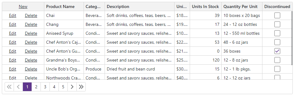 Adjust Column Widths