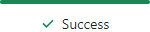 Progress Bar with Success status