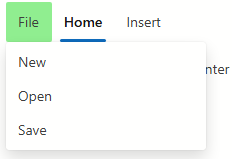 Ribbon Application Tab CSS Class