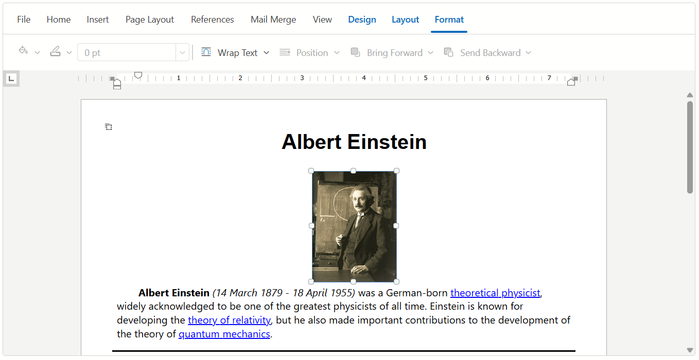 Rich Edit - Inline Image