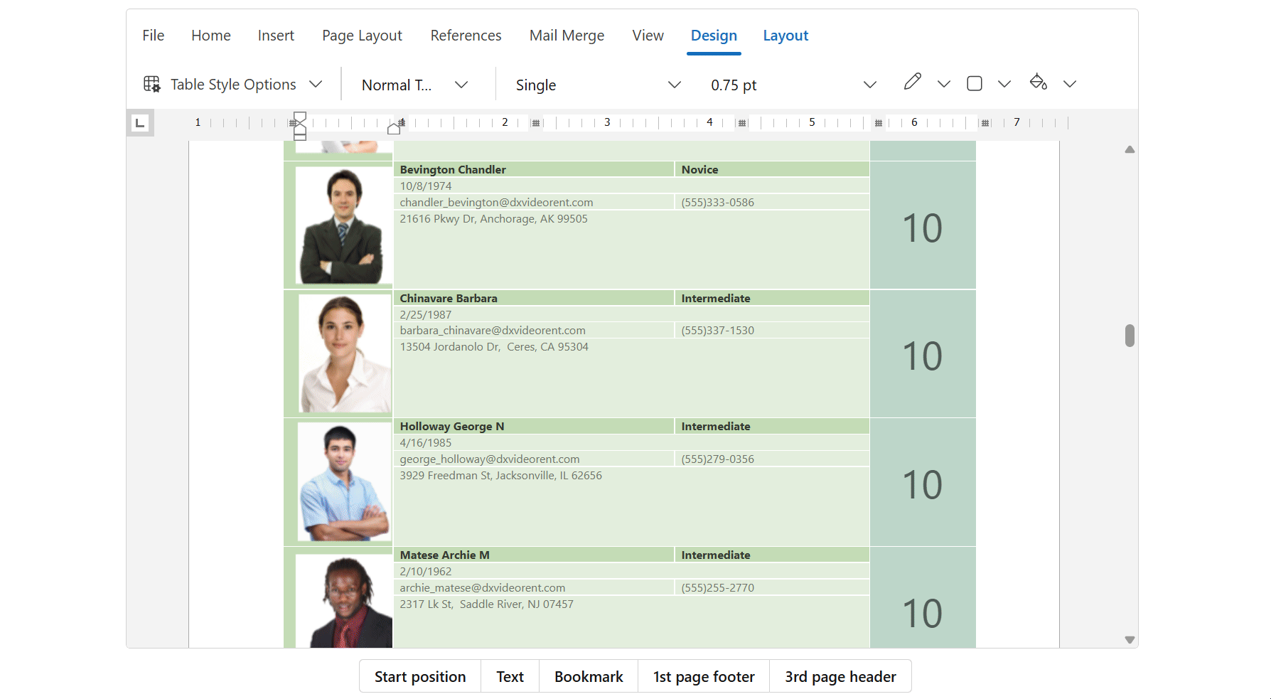 Rich Text Editor - Scroll To Positions