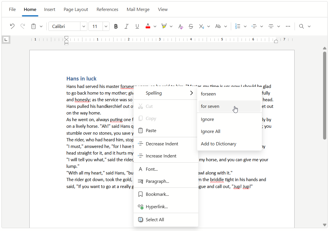 Check spelling in the Rich Text Editor