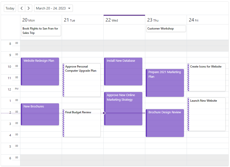 Scheduler - Custom fields